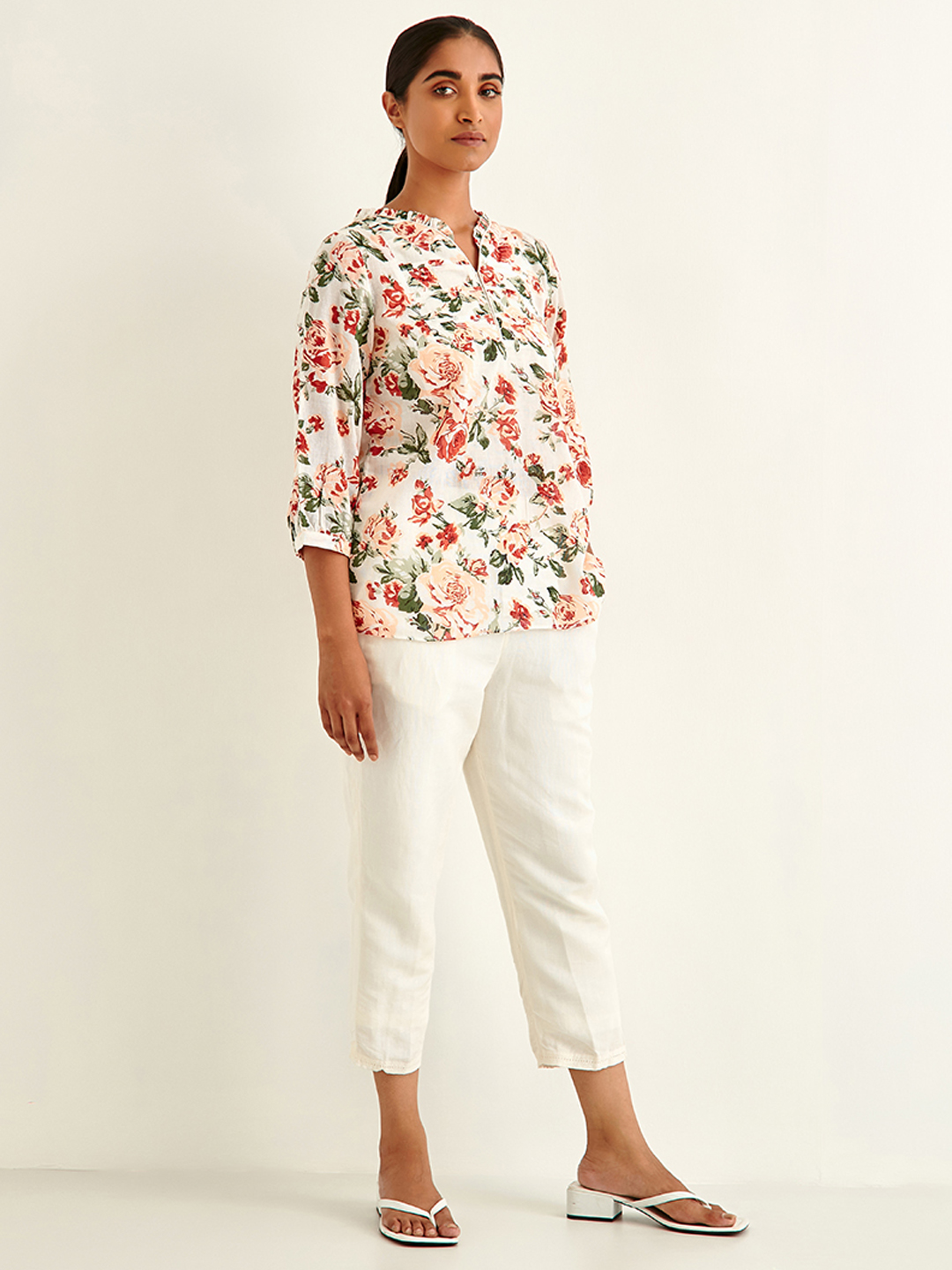 Shop Fiona Floral Top | latest tops by Ancestry