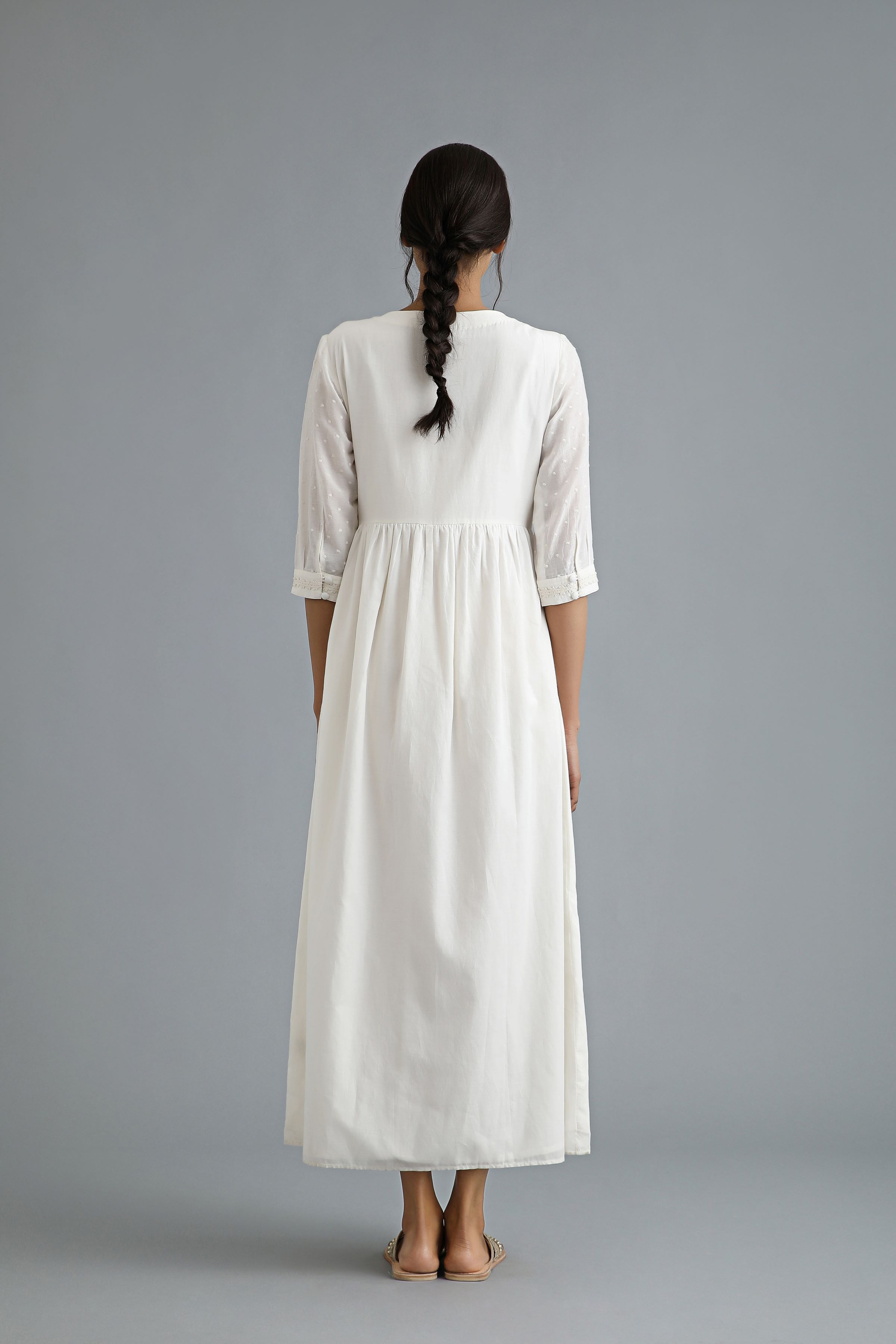 Buy All White Kurta Dress | Latest Dresses for Women Online : Ancestry