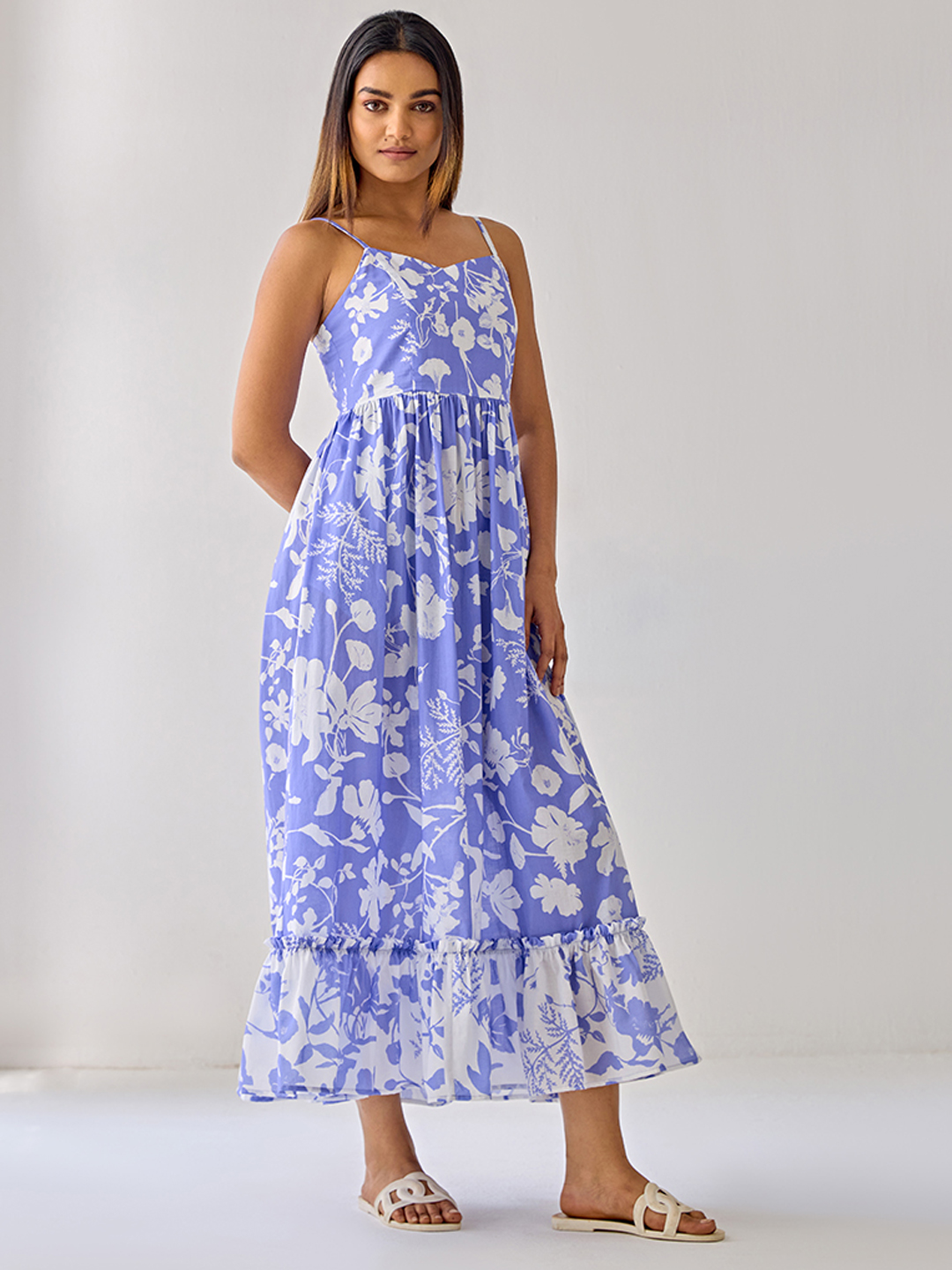 Buy Blooming Sky Printed Dress | Latest Dresses for Women Online : Ancestry