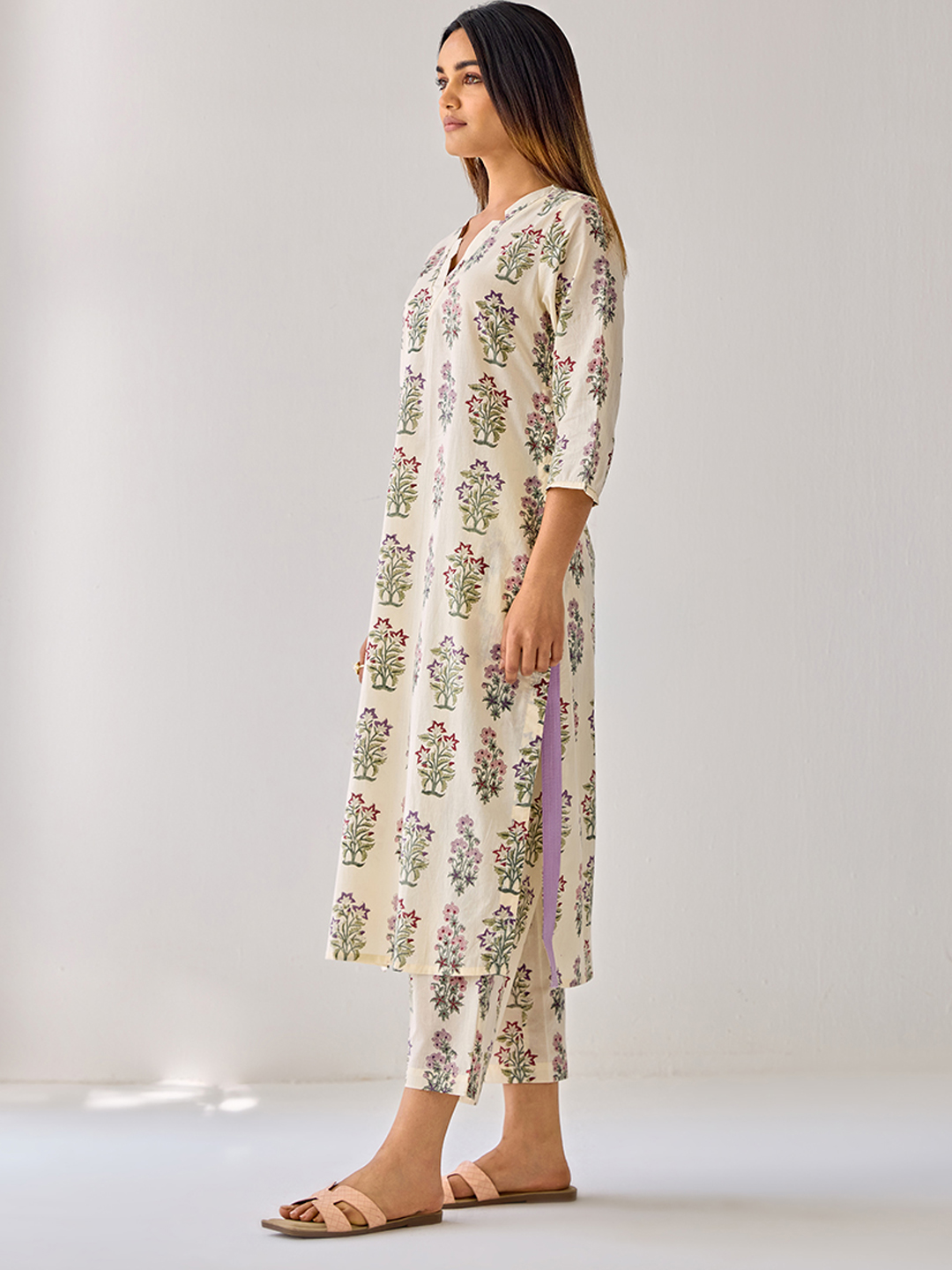 Buy Summer Block Printed Kurta | Ladies Kurta Online : Ancestry