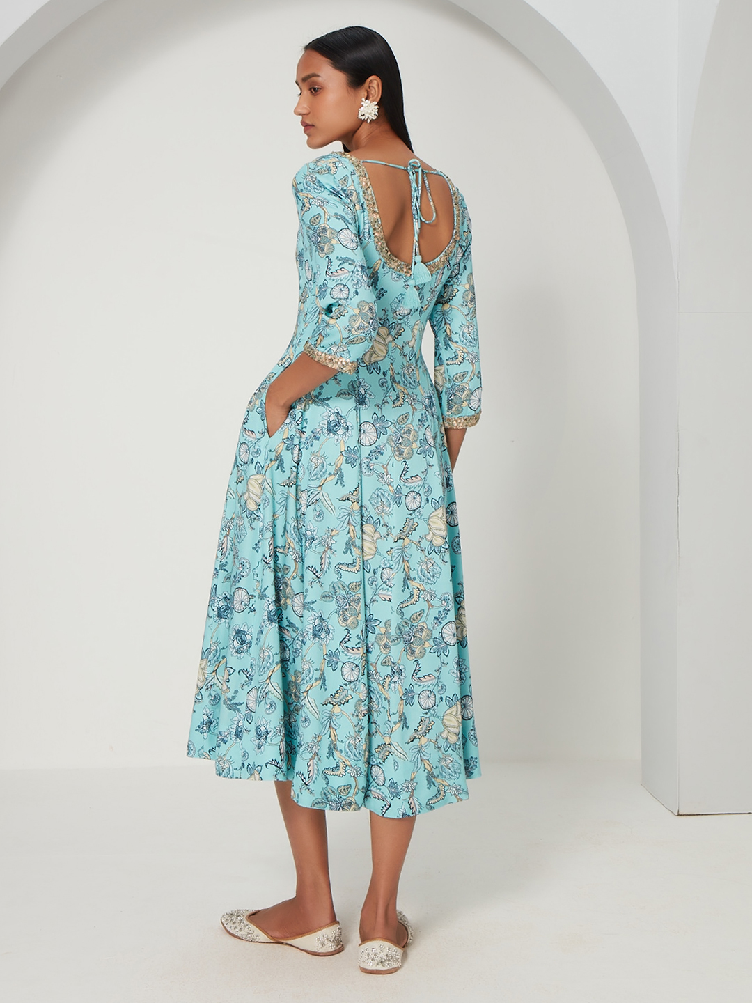 Buy Chintz Flared Dress | Latest Dresses for Women Online : Ancestry