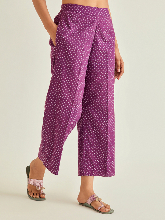 Royal Bandhani Trousers