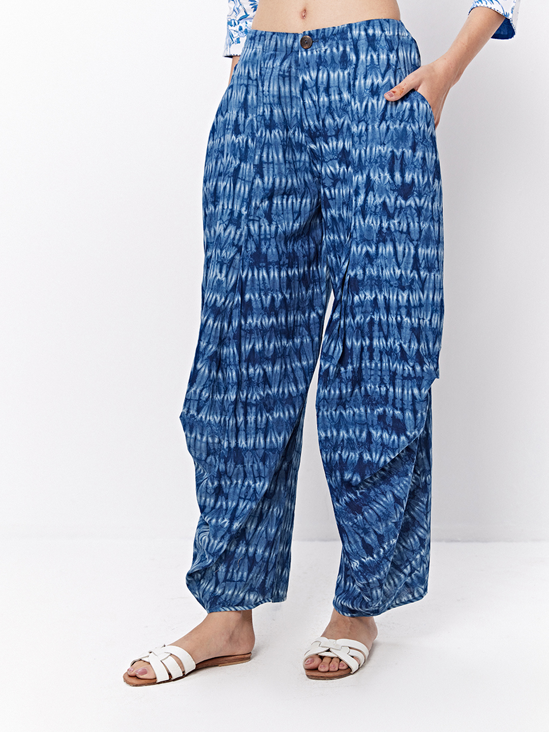 Shibori Dhoti Trousers